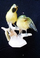 Régi Volkstedter porcelán madárpár nipp