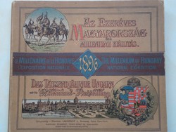 Az ezeréves Magyarország és a milleniumi kiállitás (Laurencic Gyula 1896) Ritkaság!