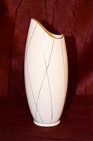 Hollóházi art deco váza  ( DBZ 0037 )