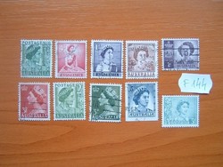AUSZTRÁLIA RÉGI VEGYES II. ERZSÉBET 10 DB   F144