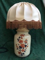 Large hand-painted lamp with D. Hague flag!
