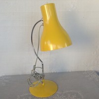 Retro sárga asztali lámpa,olvasólámpa
