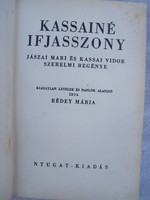 Jászai Mari és Kassai Vidor szerelmi regénye