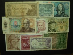 Régipénz gyűjtemény , 10 db külföldi
