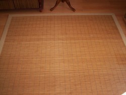Tatami, bambusz szőnyeg, régebbi, 225 x 160 cm