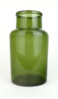 0R644 Régi 2 literes pecsétes zöld üveg