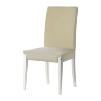  Fehér IKEA Henriksdal ebédlő szék fehér huzattal