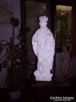 Magyarország Nagyasszonya a gyermek Jézussal, szobor: 70 cm magas! kapott egy fehér diszperzites fes
