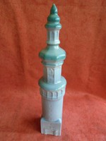 Ritka Zsolnay porcelán minaret