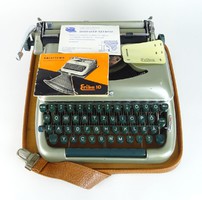0R736 Retro ERIKA 10 írógép hord táskával