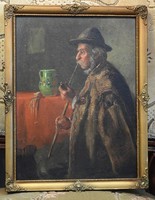 Horváth G. Andor (1876 - 1966) - híres magyar festőművész olajfestménye