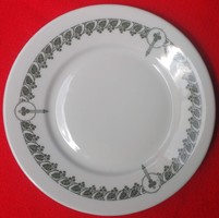 Antik Hüttl Tivadar lapos tányér - átmérő  24 cm. - porcelán