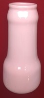 Antik Hüttl Tivadar rózsaszínű váza - magasság  13,5 cm. - porcelán