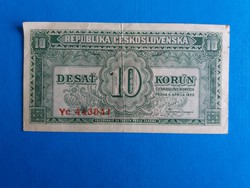 Csehszlovákia, 10 Korona.