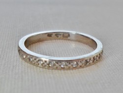 Szépséges antik palládium 0.25ct gyémánt gyűrű 