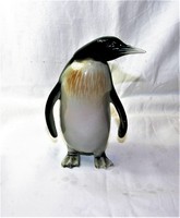 Pingvin Metzler & Ortloff porcelán 14 cm