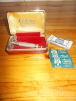 Antik Gillette borotva dobozában 