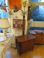 Retró állólámpa, bárszekrénnyel,loft,vintage