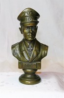 Bronz WW2 Erwin Rommel Büszt / Szobor