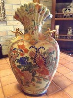 Huge hand painted antique Chinese vase