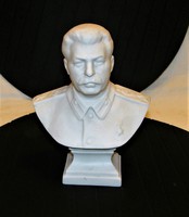 Sztálin Herendi biszkvit porcelán büszt / szobor  kb 17 cm