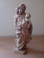Fa szobor Mária a kis Jézussal