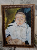 Kis unoka - festmény