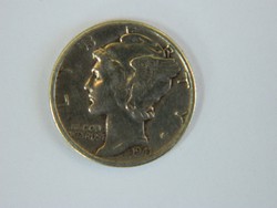 1941 Amerikai ezüst 1 dime.