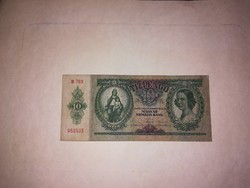 10 Pengős,régi  bankjegy  1936-ból.