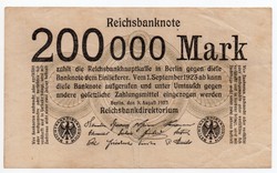 Németország 200 000 német inflációs Márka, 1923