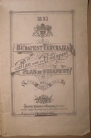 BUDAPEST TERVRAJZA - Plan de Budapest 1893