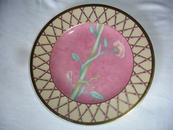 Eredeti  Rosenthal-BVLGARI gyönyörű porcelán tál, gazdag aranyozással, 18 cm