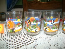 Retro abc children's cup - set of six
