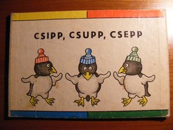 Csipp, Csupp, Csepp régi leporelló mesekönyv 1971