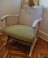 Vintage stílusban, chippendale fotel, kisméretű