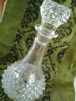Gyönyörű italos palack,díszüveg 28 cm