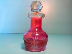 Szecessziós parfümös üveg 