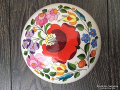 Gyönyörű Kalocsa porcelán, festett porcelán