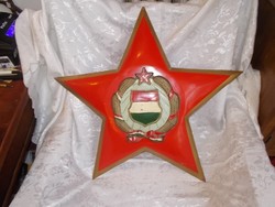 régi  nagyméretű kádár címer vörös csillag 1950 es évek