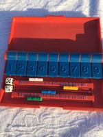 MB Shut the box logikai klasszikus dobókockás társasjáték 1983