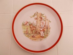 Kahla tányér Piroska és a farkas. 20 cm