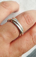 Hármas ezüst karikagyűrű
