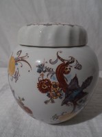 Porcelán tégely - teafű - fűszertartó 3 dl  12 x 10 cm