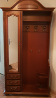 Toskan stilusú mahagoni előszoba gardrob 100x214x40cm