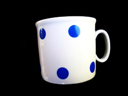 Zsolnay kékpöttyös csészepár 