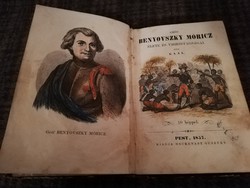 1,-Ft Gróf Benyovszky Móricz 1857-es első kiadás könyv