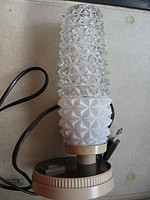 Retro, art deco bakelit talpú lámpa