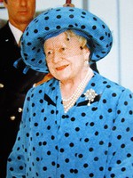 Bowes-Lyon Erzsébet brit királyné II. Erzsébet ÉDESANYJA JELZETT KÉP SYGMA SAJTÓ FOTÓ LONDON 1997