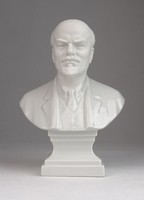 0T338 Herendi Vlagyimir Iljics Lenin mellszobor