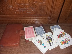 Vintage Kártyapakli Tartójában